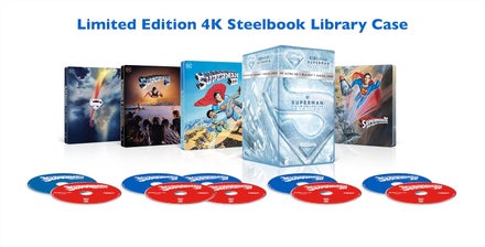 Zbirka Superman 5 filmova - ekskluzivno za Amazon (4K Ultra HD Steelbooks + Blu-ray + Digital)
