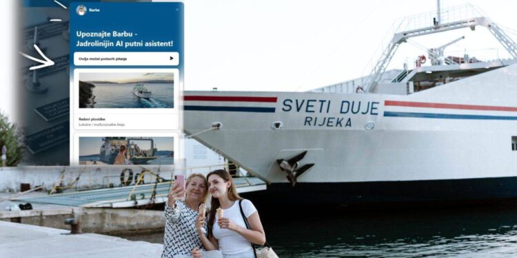 AI BARBA Jadrolinija uvela umjetnu inteligenciju koja putnicima rješava probleme u sekundi!