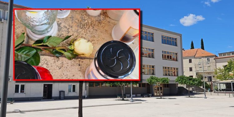 FOTO Bijele ruže i svijeće: Ovako izgleda Lukina škola