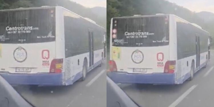 Filmske scene u Bosni: Ukrao autobus i pobjegao u Hercegovinu, objavljena snimka