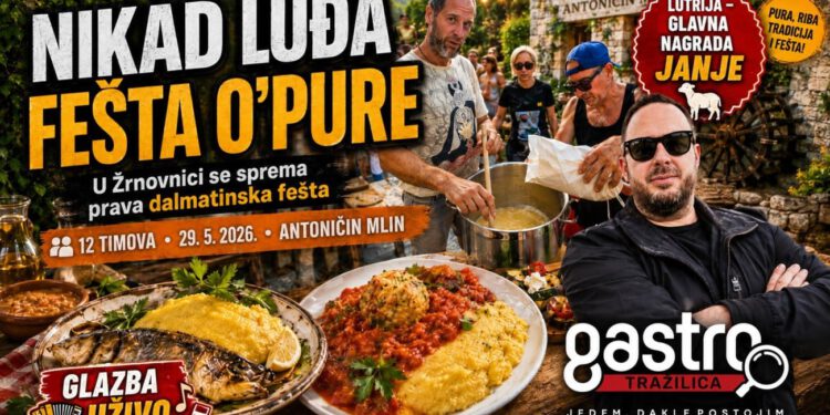Gastro tražilica, mega popularni youtuber stiže na Feštu o’ pure u Žrnovnicu: Dođite sljedeći petak na kulinarski spektakl