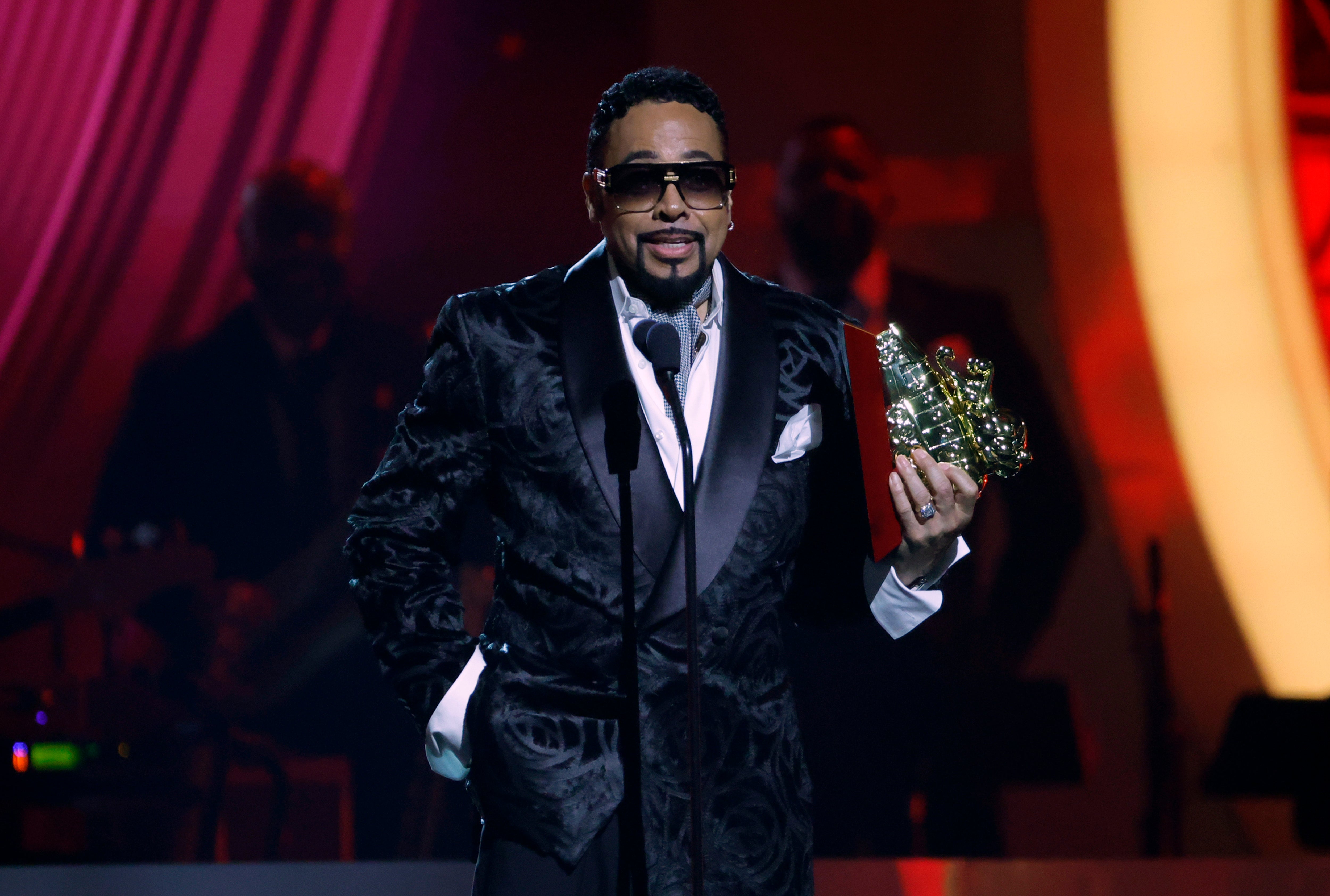 'To je ne za mene', napisao je Morris Day na Instagramu. Na ovoj slici on prima nagradu The Legend Award na pozornici tijekom dodjele nagrada Soul Train 2022. u Las Vegasu, Nevada