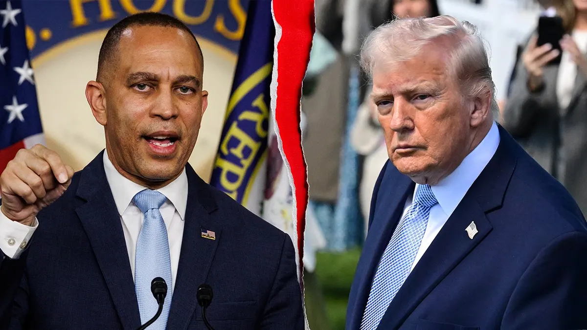 Jeffries i Trump