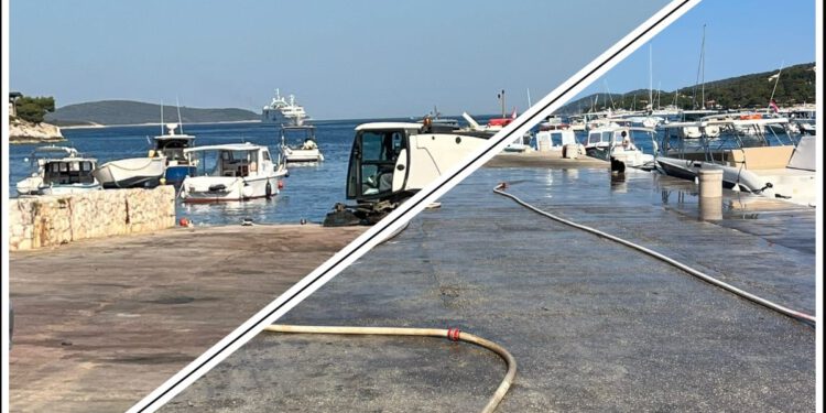 KRAJ BAHATOSTI NA HVARU? Udružene službe čistile nered u luci, zbog ovog poteza građana hitno se oglasile vlasti