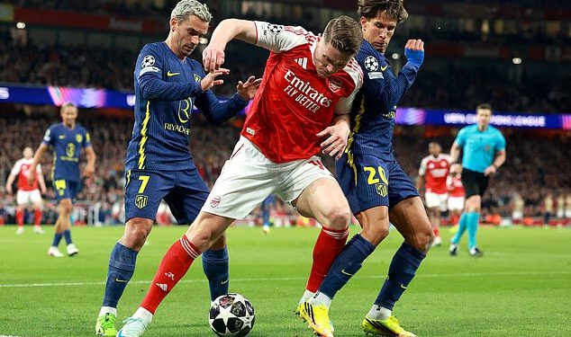 Kako je Arsenal prilagodio svoj stil da pobijedi Atletico Madrid: Zašto je ključan novi način na koji koriste ‘ogromnog’ Viktora Gyokeresa, što je napadač napravio ‘nevjerojatno’ dobro i zašto su njegove brojke tako varljive