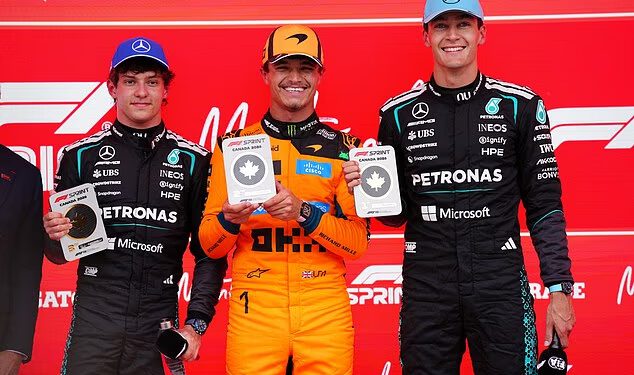 Kimi Antonelli bjesni dok Mercedesov timski kolega George Russell pobjeđuje u napetoj kanadskoj sprinterskoj utrci… prisiljavajući Tota Wolffa da uskoči