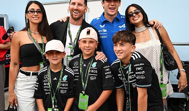 Lionel Messi i supruga Antonella predvode zvijezde A-liste na Velikoj nagradi Miamija… dok Jimmy Fallon, Rafael Nadal i DJ Khaled dolaze na izložbu F1