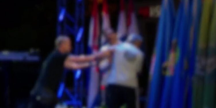 Muškarac prekinuo koncert na zagrebačkim fontanama, Plenković sve pratio iz prvog reda