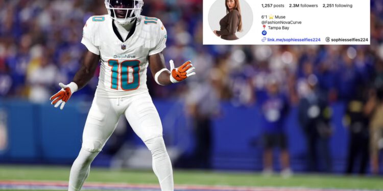 NFL zvijezda Tyreek Hill nagodio se s modelom OnlyFans koji je tvrdio da joj je slomio nogu nakon što ga je ‘ponizila’