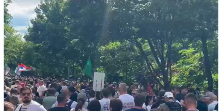 Na prosvjedima starca (90) udarili autom, digao se još jači, kruže fascinantne snimke