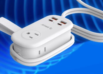 Nabavite Orico razdjelnik s AC utičnicama i USB priključcima pogodan za putovanja za nešto manje od 20 USD