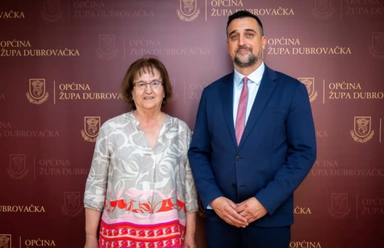 Načelnik Općine Župa dubrovačka primio Mariju Lukšić, predstavnicu Udruge civilnih stradalnika Domovinskog rata