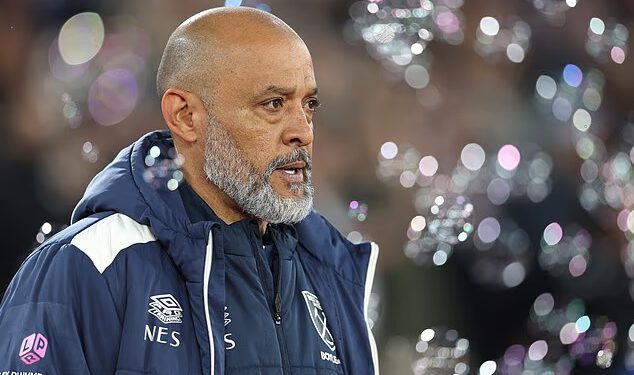 Nuno Espirito Santo će OSTATI kao šef West Hama u nevjerojatnom preokretu nakon ispadanja – s djevojkom vlasnika Davida Sullivana koja predvodi pozive na ‘pregrupiranje i restrukturiranje’