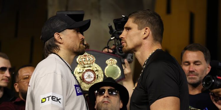 Oleksandr Usyk protiv Rica Verhoevena UŽIVO: Prvaci u teškoj kategoriji stavljaju WBC titulu na kocku protiv kickboksača