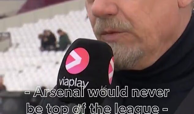 Peter Schmeichel BEDI na ‘ludu’ i ‘tako pogrešnu’ odluku da se poništi pogodak West Hama u posljednjem dahu – jer tvrdi da je Arsenal tako zabijao cijele sezone