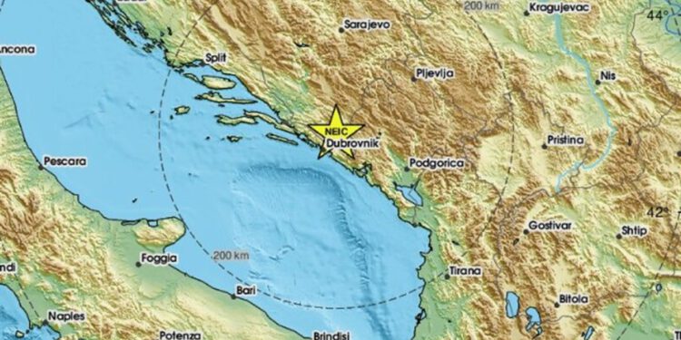 Potres u BiH, osjetio se u Dubrovniku: ‘Zatreslo dobro, nema spavanja’