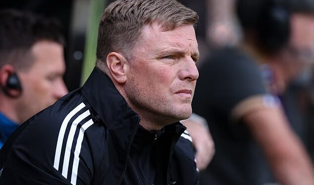 Premier liga UŽIVO: Eddie Howe daje novosti o ozljedi Lewisa Mileya na kraju sezone – plus sve najnovije vijesti s konferencija za tisak u petak s Arneom Slotom i Mikelom Artetom