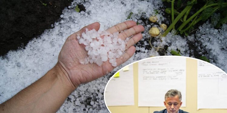 Raste broj dana s velikim zrnima tuče preko dva centimetra