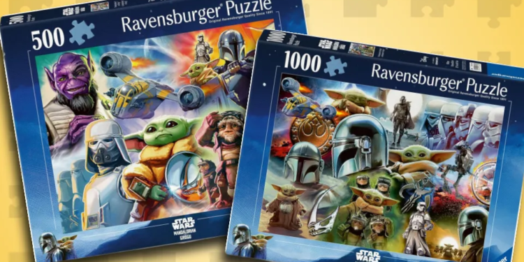 Ravensburger objavljuje nove Star Wars zagonetke za The Mandalorian & Grogu