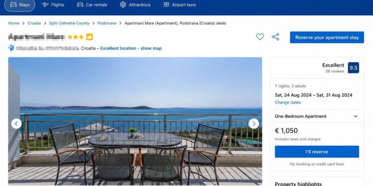 SIGURNOST ILI PRIJEVARA? Booking za Morski HR otkriva kako se planiraju zaštititi od lažnih oglasa