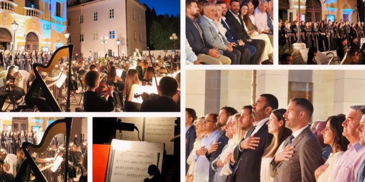 SPLIT U SVEČANOM RUHU Brojni uzvanici bili na koncertu ispred HNK povodom Dana državnosti