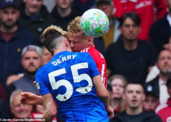 Sin bivše zvijezde Premier lige odveden je u bolnicu nakon gadnog sukoba glavama u njegovom prvom startu za Chelsea – jer je utakmica odgođena više od DESET minuta
