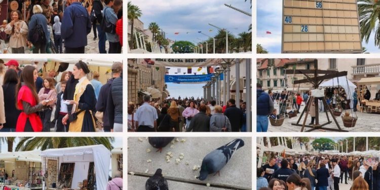 Split se “probudio” za veliko finale Sudamje: Riva, Pjaca i Voćni trg puni su šušura, večer donosi glazbu, tombolu i Doris Dragović
