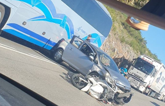 Sudar kraj hotela Adria, ozlijeđen motociklist