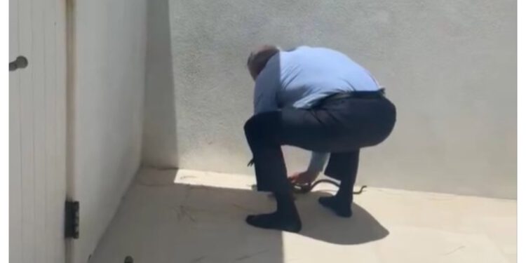 Trumpov ministar golim rukama lovi zmije