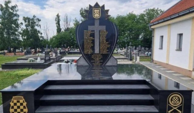 U Modranu kod Dervente postavljen rekonstruirani spomenik poginulim pripadnicima HVO-a