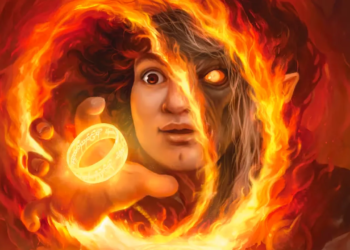 Umjetnik magije Dan Frazier priznaje da je slikao preko One Ring Art za Hobbit Set