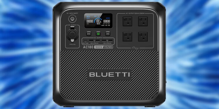 Uštedite 20% na elektrani Bluetti AC180 1152Wh 1800W LiFePO4