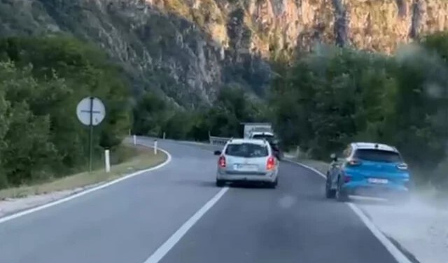 VIDEO Snimka opasne vožnje: Vozač ukradenim autom bježao iz Mostara prema Čapljini