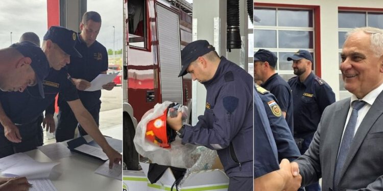 Vatrogascima u Splitsko-dalmatinskoj županiji uručena nova zaštitna oprema za požarnu sezonu