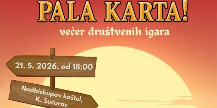Večer društvenih igara u GKK – prilika za druženje uživo uz igranje modernih i klasičnih igara