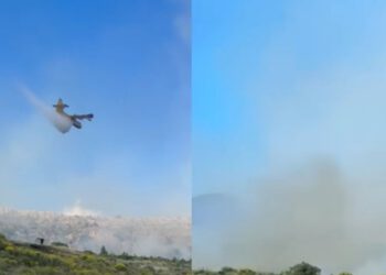 Veliki požar iznad Podstrane i dalje aktivan: Gotovo 90 vatrogasaca dežurat će cijelu noć
