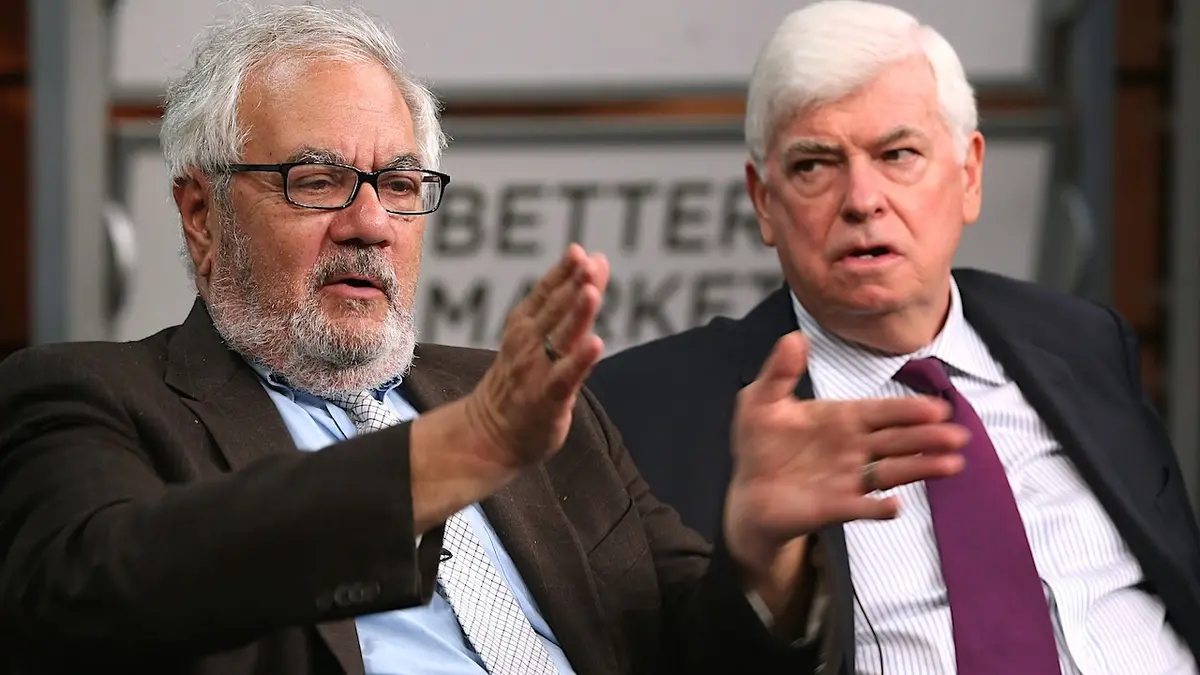 Barney Frank i Chris Dodd stoje zajedno u Washingtonu, DC