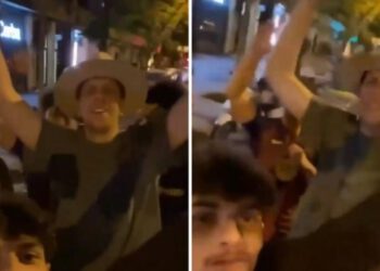 bivši igrač Juvea s navijačima slavi trijumf Barcelone