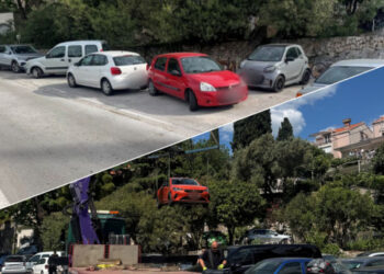 Županija − Parkirališni rat u Cavtatu: Stanari blokirali vozila, intervenirale službe