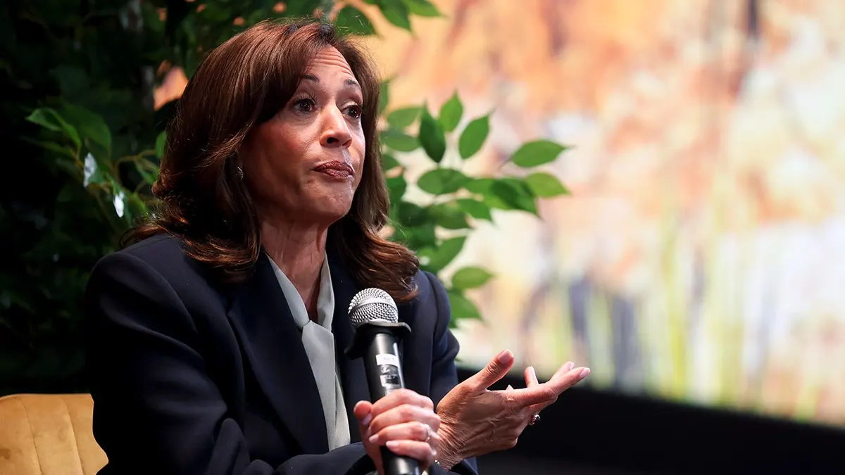 Bivša potpredsjednica Kamala Harris govori na događaju MEET u Las Vegasu
