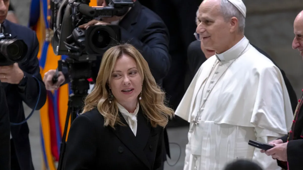 Premijerka Giorgia Meloni i papa Leo