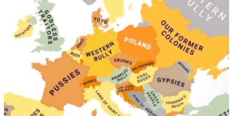 Ne prestaju reakcije zbog nove karte Europe, preko Hrvatske napisali dvije riječi