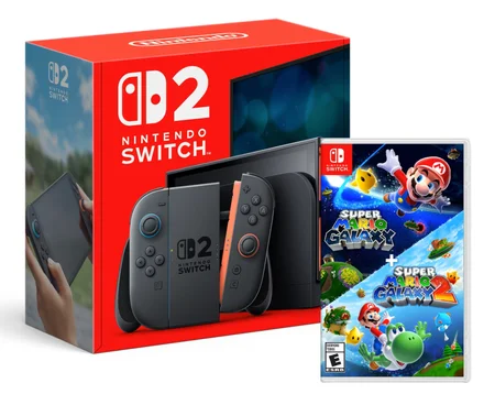 Nintendo Switch 2 + Super Mario Galaxy 1&2 Bundle