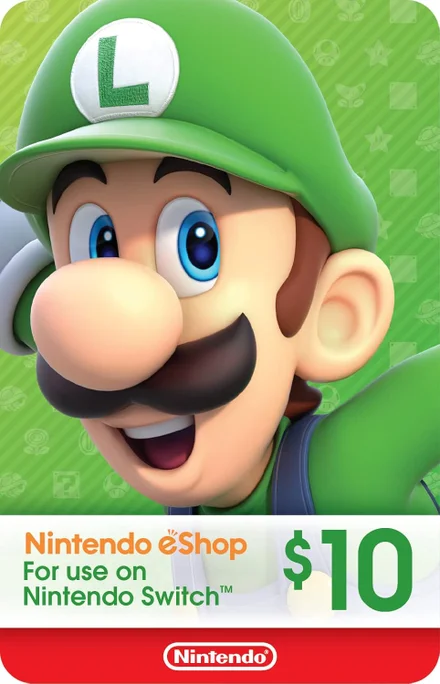 Poklon kartica Nintendo eShop od 10 USD (digitalni kod)