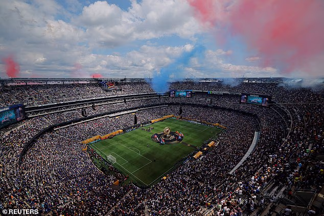 The final will be held at the vast MetLife Stadium, which lies five miles west of New York City