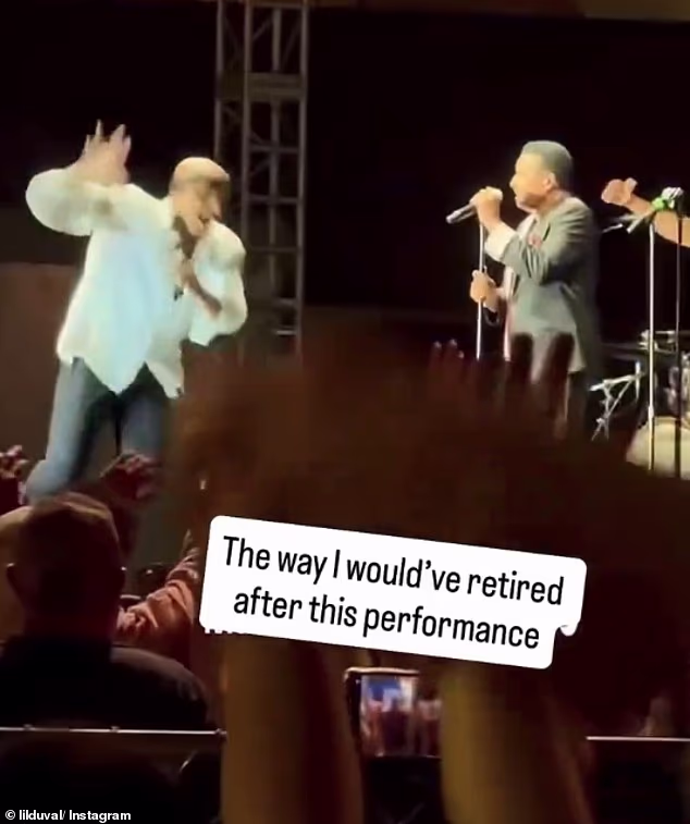 Marlon je izgledao šokirano dok je padao na pozornicu