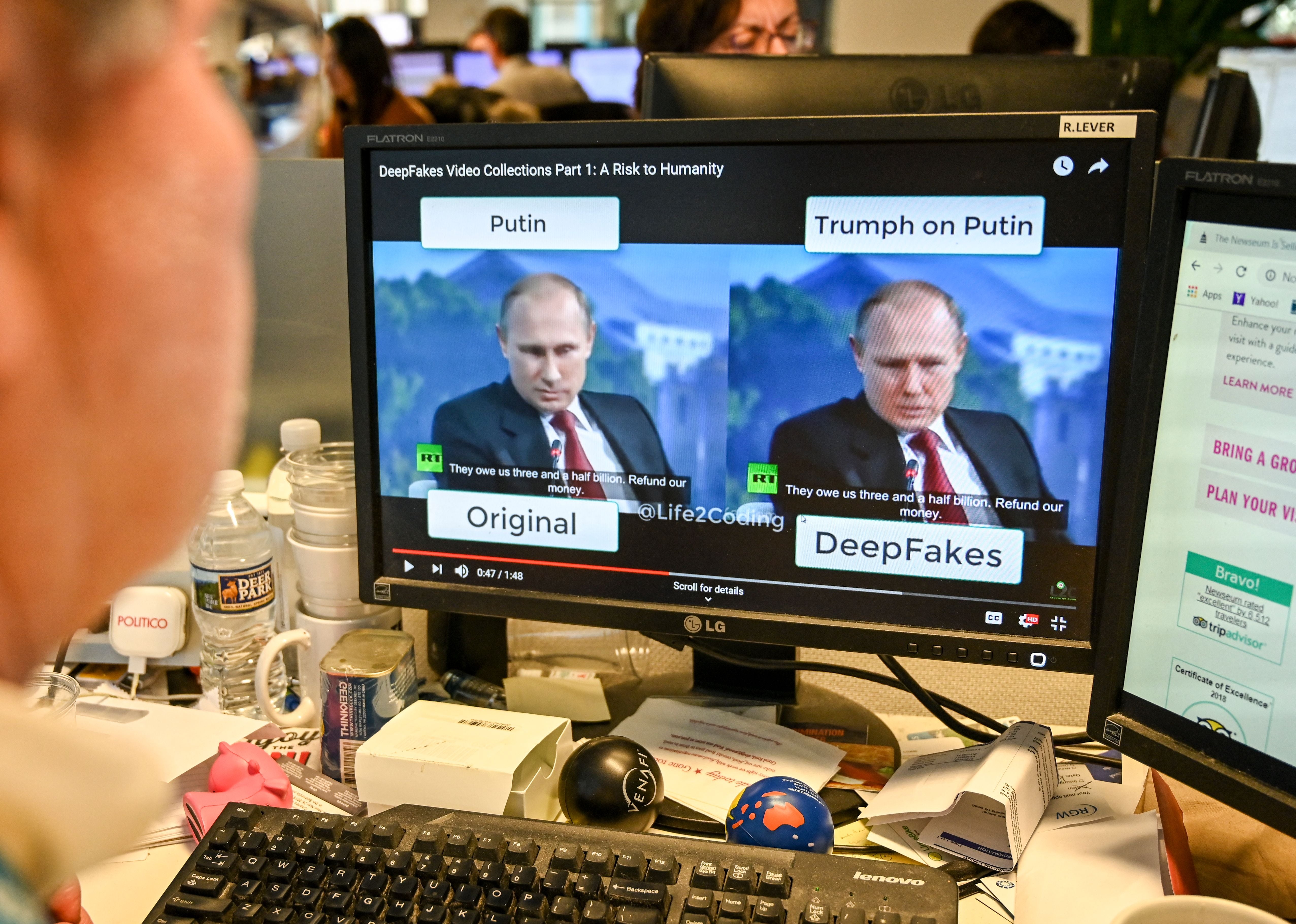 Prevaranti i trgovci dezinformacijama mogu koristiti deepfakeove — poboljšane AI tehnologijom — kako bi napravili uvjerljive klonove političara, slavnih osoba, pa čak i voljenih osoba sa samo nekoliko fotografija ili video isječaka objavljenih na internetu