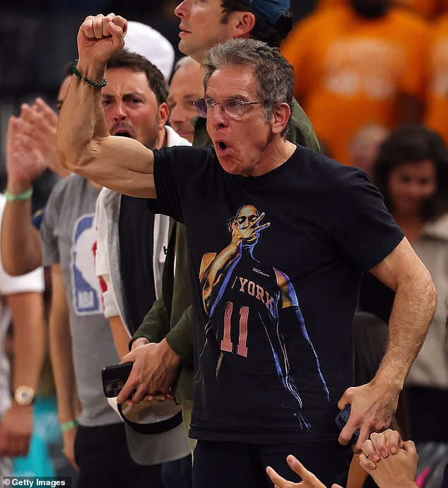 Redatelj Ben Stiller također je bio jedan od hodočasnika koji su otišli u San Antonio gledati Knickse