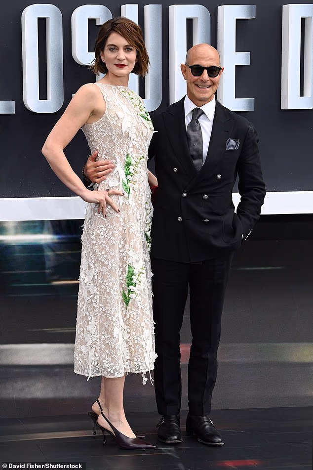 Na premijeri su joj se pridružili glamurozna sestra Felicity Blunt i šogor Stanley Tucci
