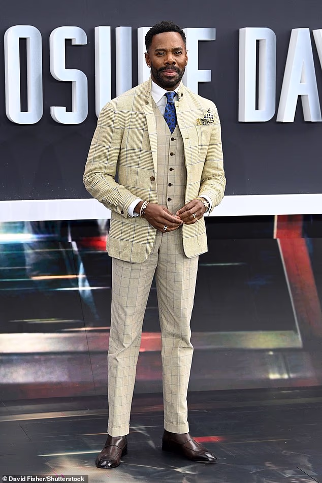 Glumac Colman Domingo odlučio se za crno-krem karirano odijelo